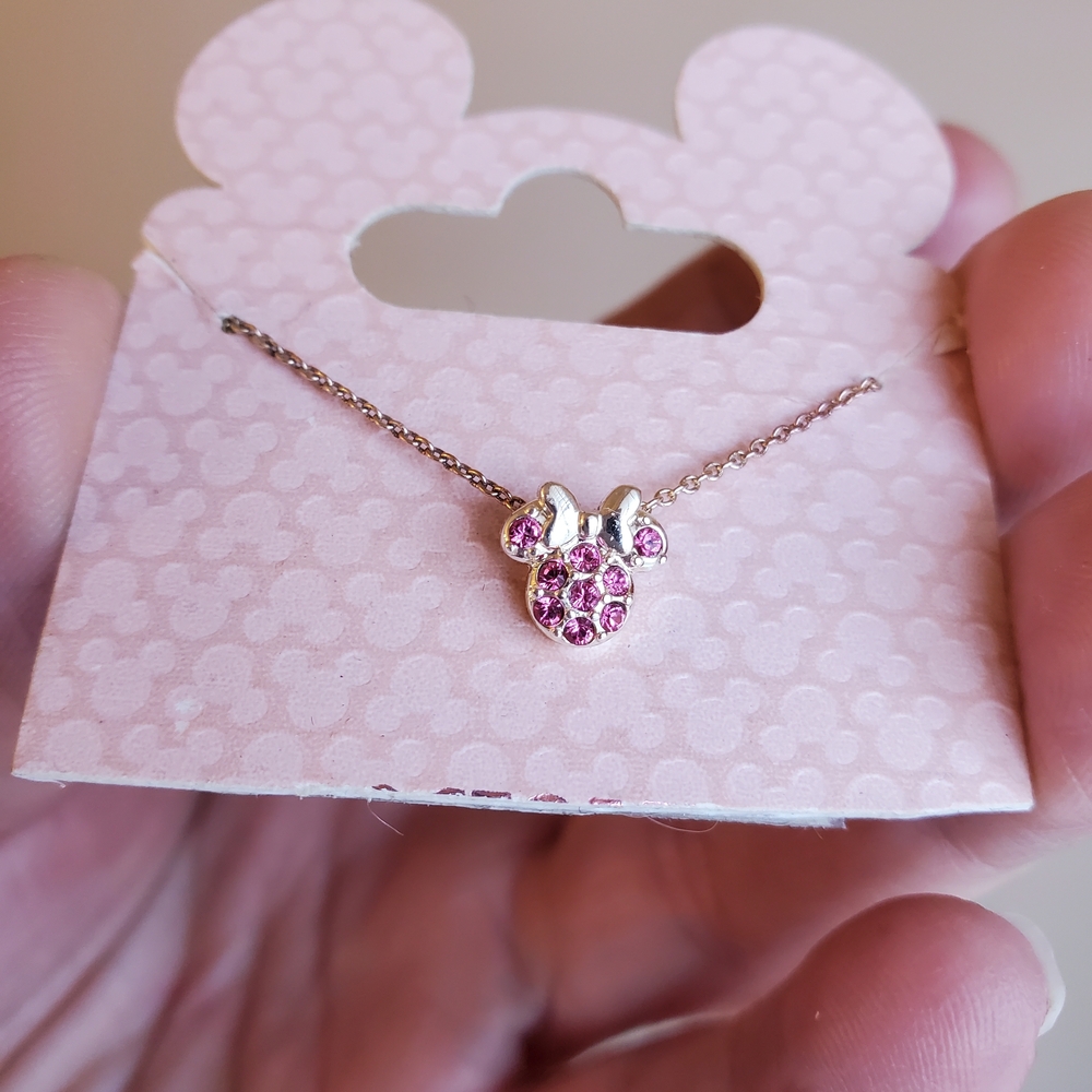 Disney Pink Minnie Mouse Necklace